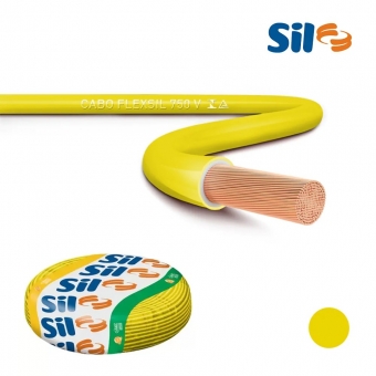 Cabo Flexível Rolo 100m 4,0mm2 750v Amarelo - Sil#SIMONLEX#