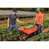 Carrinho De Mão C/Caçamba Plástica 4,8mm 110 L, Braço Metálico - Tramontina#SIMONLEX#