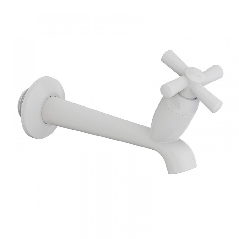 Torneira Pia 15cm Cross Branca 1/2-3/4 - Tigre#SIMONLEX#