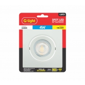 Spot Led Quadrado 4w 6500k Branco Autovolt - Pop - G-Light#Simonlex#