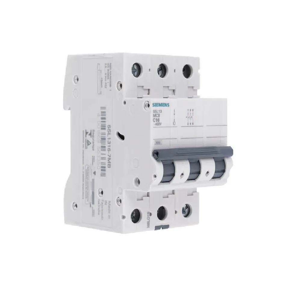 Disjuntor 5SL Din C Tripolar 16A - Siemens#SIMONLEX#