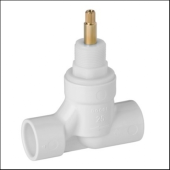 Registro de Pressão Pvc Acionamento 1/2 volta 25mm - Base Docol#SIMONLEX#