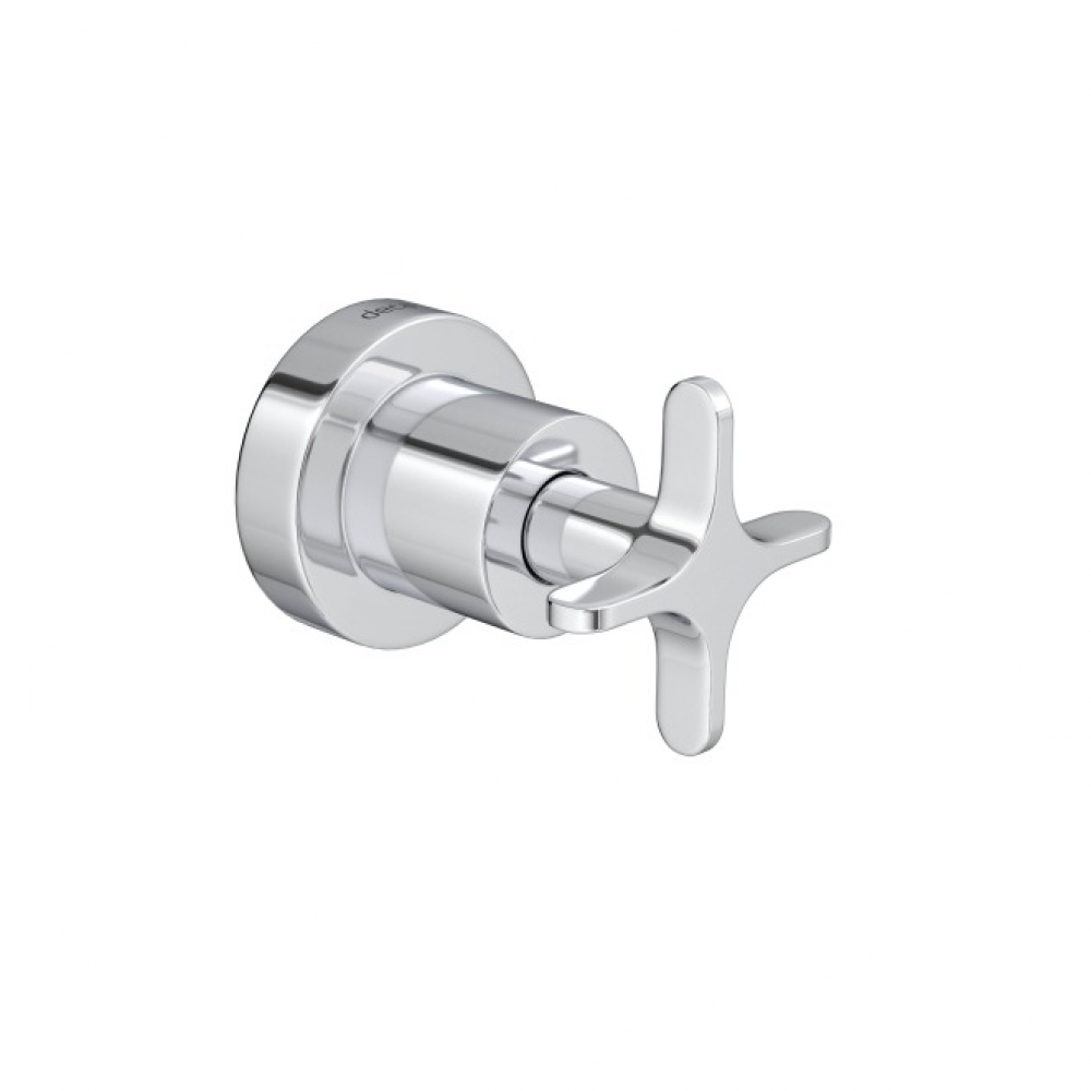 Deca Acabamento Registro Base 1/2 - 3/4 - 1 PQ Flex - Cromado#SIM#