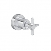 Deca Acabamento Registro Base 1/2 - 3/4 - 1 PQ Flex - Cromado#SIM#