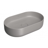 Cuba Oval De Apoio 50cm Slim - Cinza Antracite - Deca#SIM#