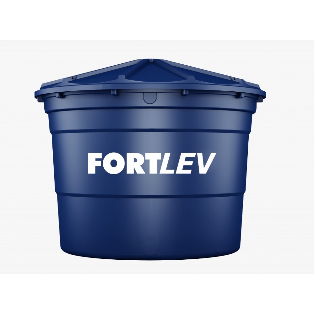 Caixa D´Agua de Polietileno 5.000L C/ Tampa -  Fortlev#SIMONLEX#