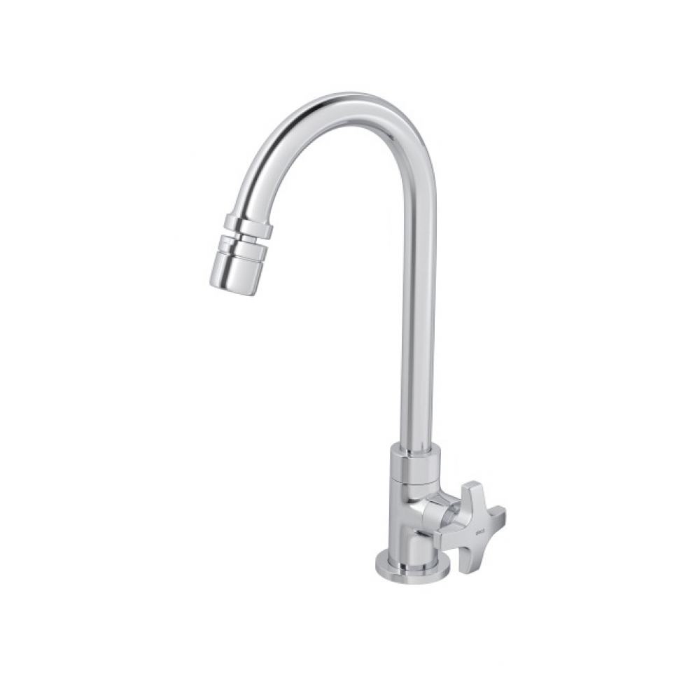 Torneira Para Cozinha De Mesa Bica Móvel DN15 Max - Cromado - Deca#SIM#