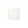 Placa 4X4 1+1 Postos Separados Pial plus - Branco#SIMONLEX#