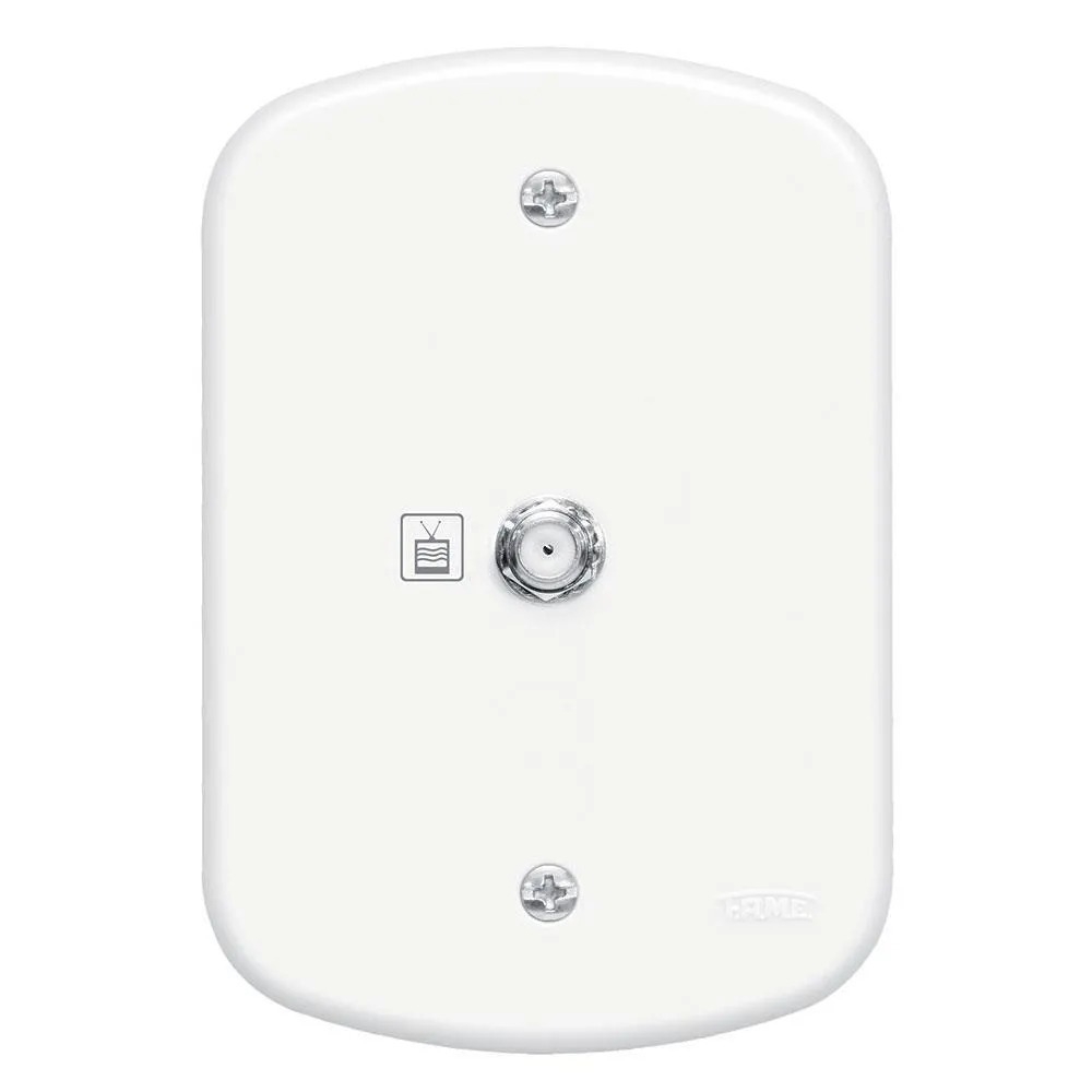 Fame Blanc Tomada P/ Antena TV#SIMONLEX#