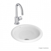 Cuba De Sobrepor Redonda 310mm Branco Gelo - Deca#SIM#