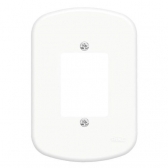 Fame Blanc Placa 4X2 C/ Furo 2 Postos#SIMONLEX#