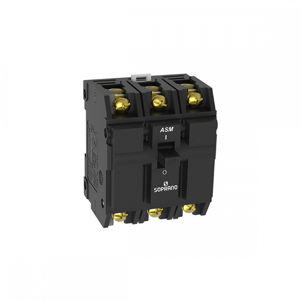 Disjuntor Tripolar 80A Nema B 3kA Asm3 - Soprano#SIMONLEX#