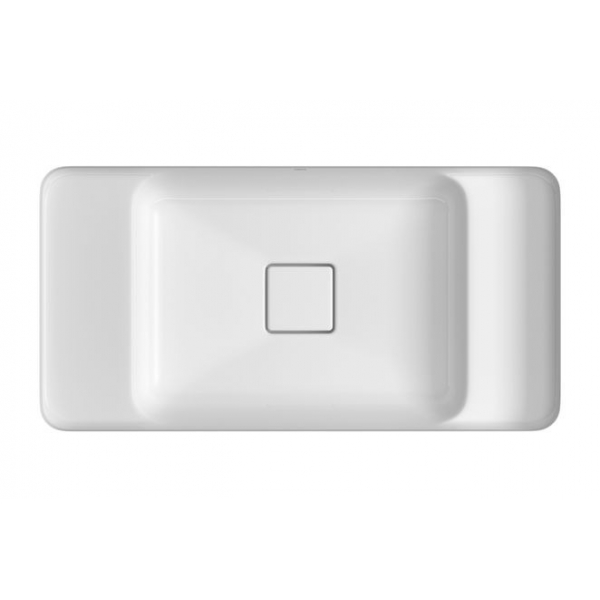 Cuba De Embutir Retangular Com Mesa 60cm Slim - Branca - Deca#SIM#