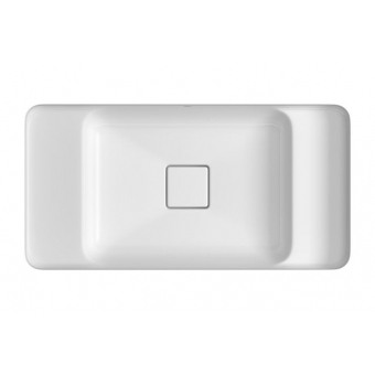 Cuba De Embutir Retangular Com Mesa 60cm Slim - Branca - Deca#SIM#