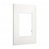 Placa 4X2 Para 3 Postos Sem Suporte Pial Plus - Branco#SIMONLEX#