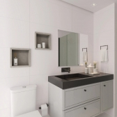 Revestimento 30x90 Diamante Branco Brilho - Caixa Com 1,62 M2 - Eliane#SIMONLEX#